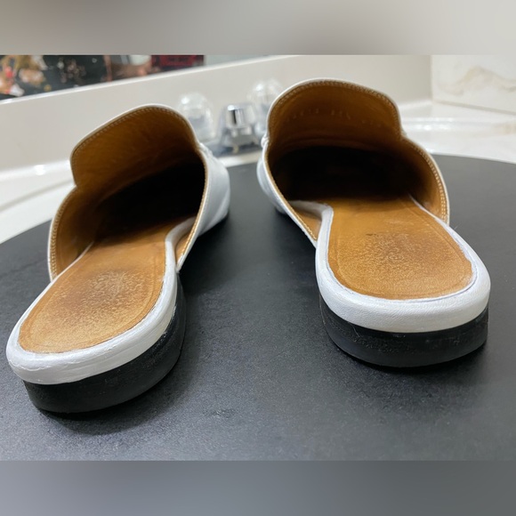 GUCCI Authentic White leather mules Size 7 Serial No: 423514 EU 37.5 Used - Picture 2 of 9